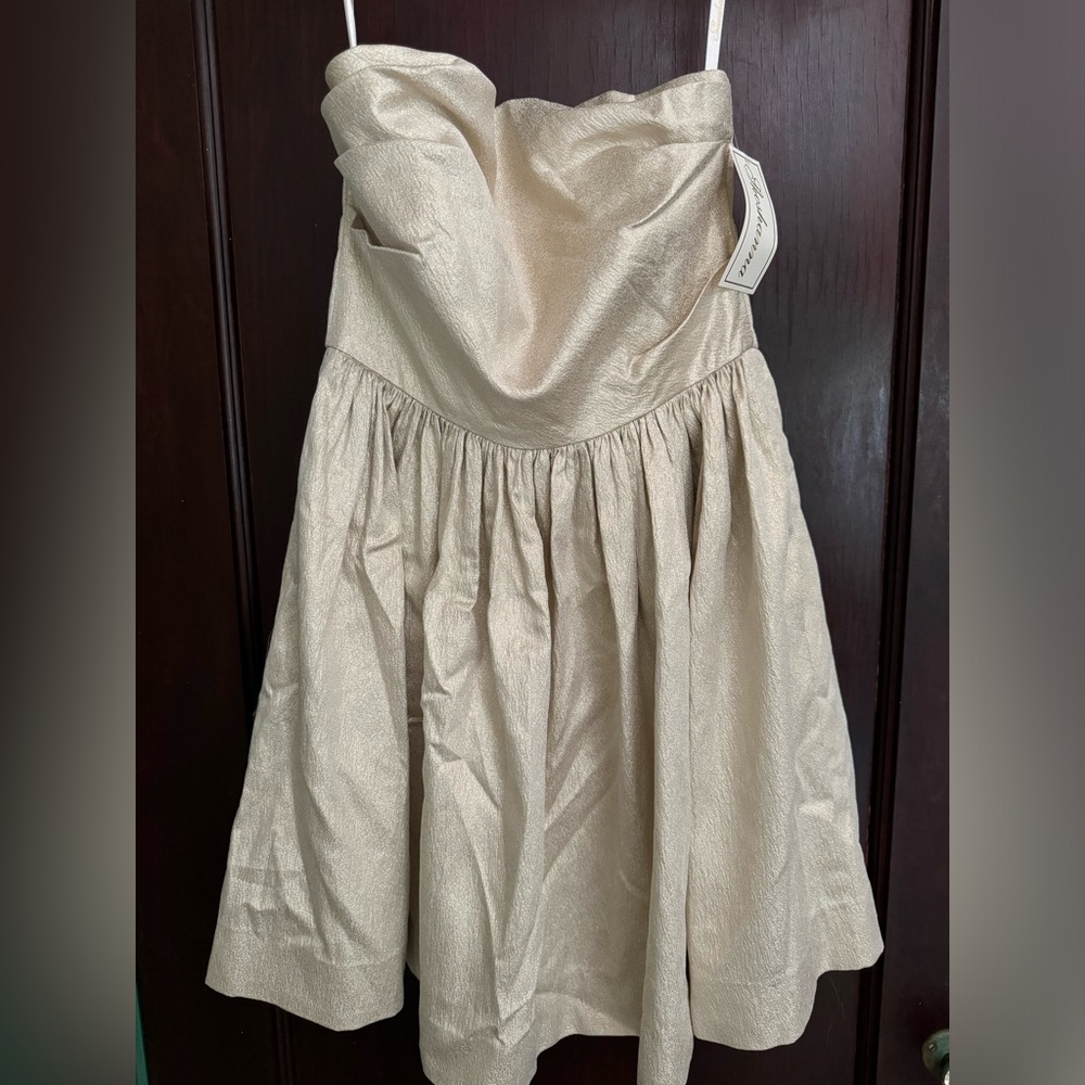 Shoshanna NWT gold dress